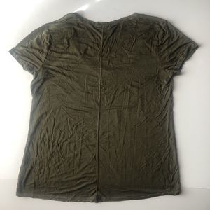 SPLENDID Hunter Green Scoop Neck Short Sleeve Tee XS